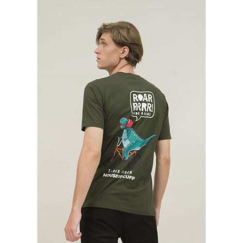 Foto Produk kaos pria unisex hijau army T shirt dino hingga size 4XL houseofcuff dari House of Cuff