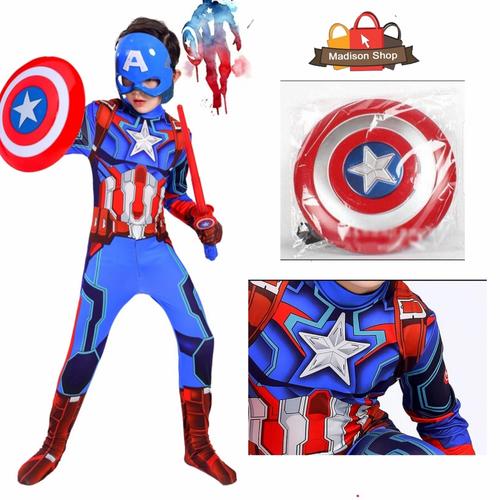 Foto Produk Kostum Captain America Anak Kostum Superhero Costume Haloween Party - M dari MadisonShop