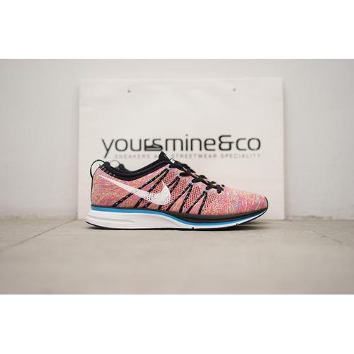 multicolor flyknit trainer