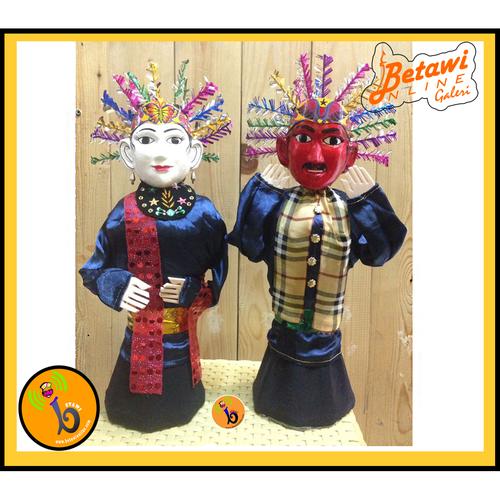 Gambar ondel-ondel mini - Warna Random dari Betawionline shop Jakarta Selatan Tokopedia
