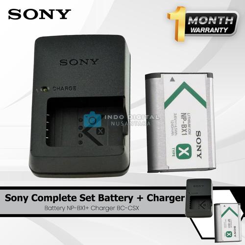 Foto Produk PAKET BATERAI SONY NP-BX1 + CHARGER BC-CSX dari Indo Digital Nusantara