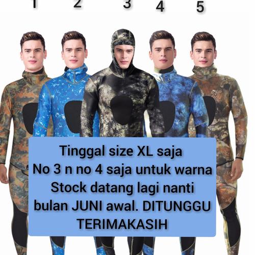Foto Produk Wetsuit Scuba Diving (Myledi) Camouflage 3mm - 3 in 1 style dari Vacay Point