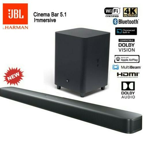Jual JBL Bar 5.1 Surround Soundbar With 
