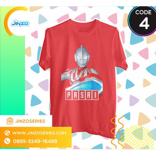 Foto Produk Kaos Anak Ultraman 4 Ribut atau Strom Nama - Hitam, 2 dari Jinzo Series