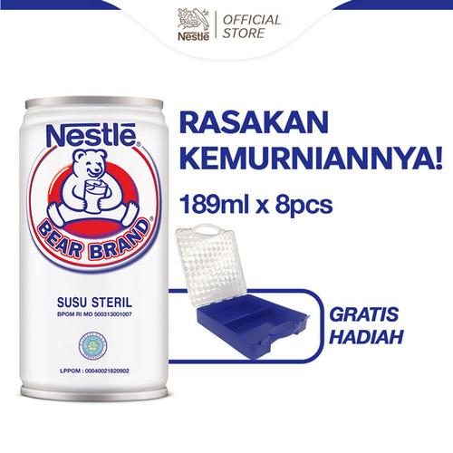 Foto Produk NESTLÉ BEAR BRAND Minuman Siap Minum 189ml 8 pcs Gratis Benevolence dari Nestle Indonesia