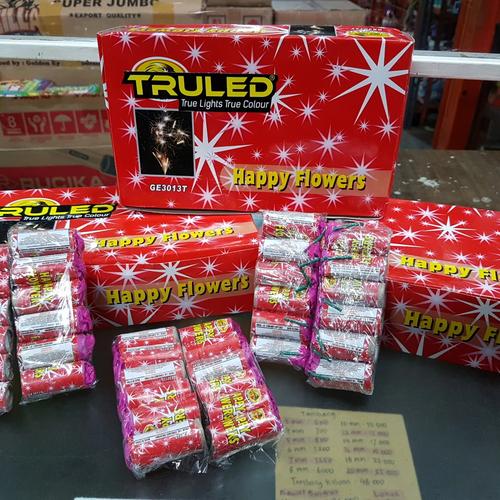 Gambar PETASAN KEMBANG API DISKO + DOR HAPPY FLOWER MERAH dari TRUBUS LED Kota Bekasi Tokopedia