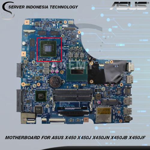 Jual MOTHERBOARD FOR ASUS X450 X450J X450JN X450JB X450JF Kota