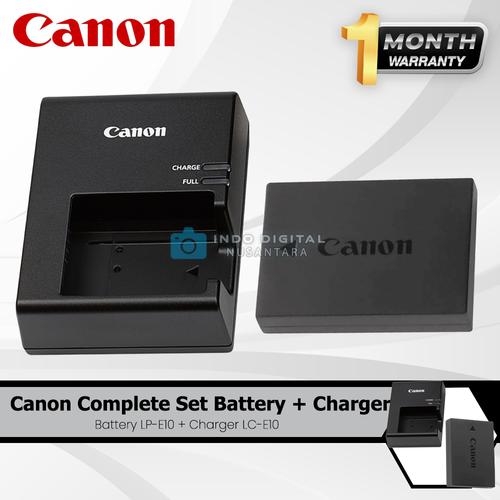 Foto Produk PAKET BATERAI CANON LP-E10 + CHARGER LC-E10 dari Indo Digital Nusantara