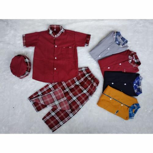 Foto Produk sarkoci/sarung koko peci/baju muslim anak laki laki usia 2-5 tahun dari widy aqila store