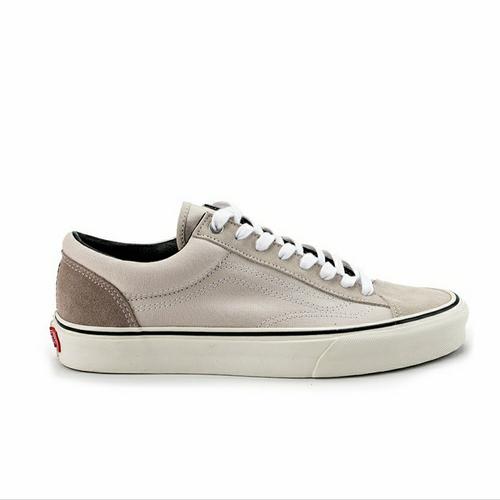 beige white sneakers