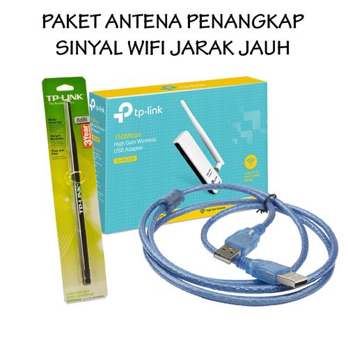 Jual Paket Super Alat Penangkap Sinyal Wifi Jarak Jauh Canggih - Kota