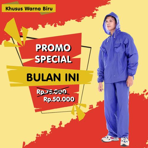 Foto Produk Rain City Jas Hujan Stelan Paramount Scotchlight 69112 Dewasa - Biru dari Langit Biru
