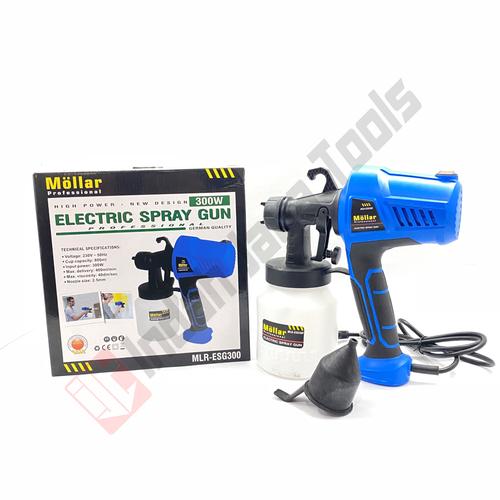 Foto Produk MOLLAR MLR-ESG300 Spray Gun Elektrik 300 Watt - Paint Zoom Electric dari Indah Jaya Tools