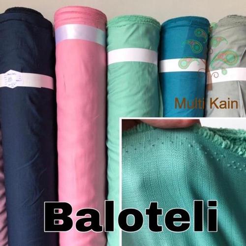 Gambar Bahan kain baloteli balotelli balotely balotelly high twist poliester - 1901 hitam dari multi kain Jakarta Pusat Tokopedia