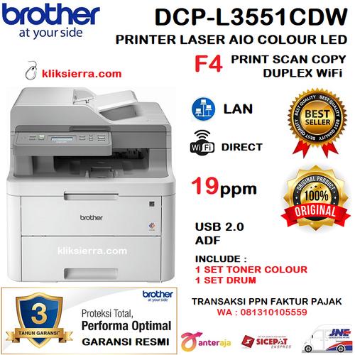 Jual BROTHER DCP-L3551CDW | L3551 CDW 