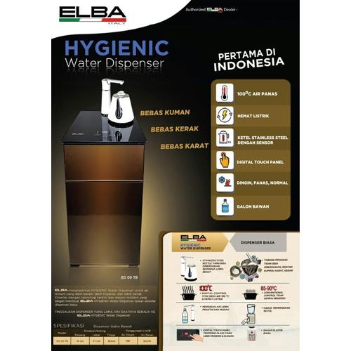 Gambar elba Water Dispenser -LED touch bottom galon bawah ED-09TB - italy dari Marvellous Sentosa Jakarta Utara Tokopedia