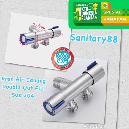 Foto Produk Keran Air Cabang Double Stop Kran Shower Dengan Pengaturan Individual dari Sanitary88