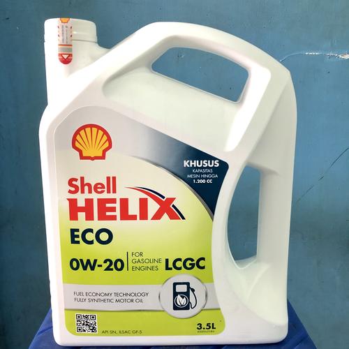Gambar Shell Helix ECO OW-20 LCGC 3.5 L BARCODE ASLI SEHLL ORIGINAL PRODUK dari TEPAN ORIGINAL SHOP Kota Surabaya Tokopedia