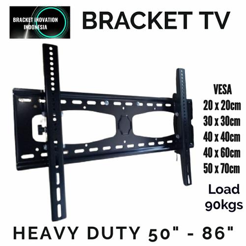 Jual BRACKET TV 50 55 58 60 65 70 85 80 86 INCH Heavy Duty BIG SIZE TV ...