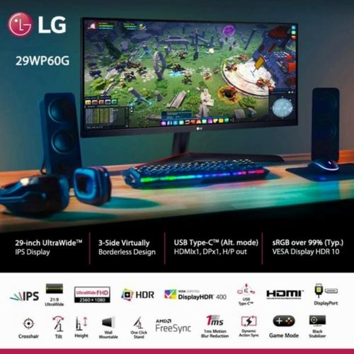 Jual Monitor LED LG 29WP60G Freesync 