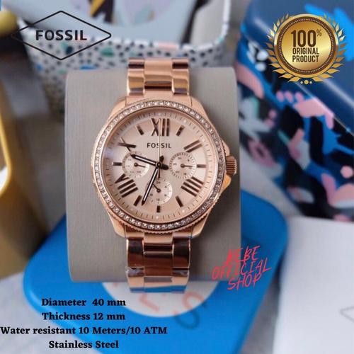Jam Tangan Wanita FOSSIL AM4483 Crystal 