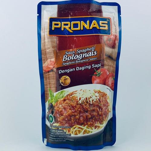 Foto Produk PRONAS Saus Spagheti Bolognais Daging Sapi Kemasan 350 G dari MEL THE SHOP