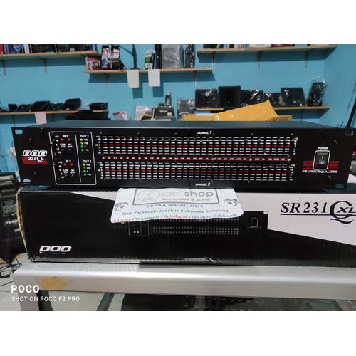 DOD SR231Q XLR イコライザー デュアル31バンド(DOD SR231 QX DOD SR231Q XLR イコライザー デュアル31バンド(DOD SR231 QX