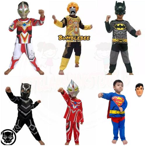 Foto Produk Kostum Superhero Anak/ baju panjang anak/ setelan panjang anak-anak - Ultraman go, 2-3 tahun dari themcdstore