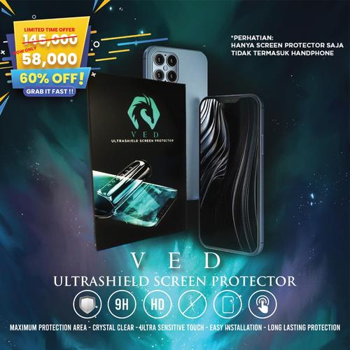 Foto Produk VED Hydrogel ANTI GLARE/ MATTE - ALL TYPE - Anti Gores - Depan, Full Coverage dari Ved Official