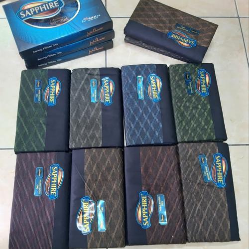Foto Produk Sarung Tenun Sapphire Polos warna dari Makmur Tanah Abang