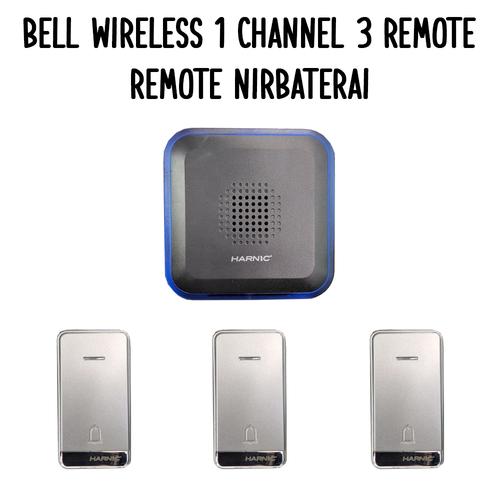 Foto Produk BELL WIRELESS 1 CH - 3 REMOTE NIRBATERAI - COCOK UTK BEL RUMAH- KANTOR dari EtalaseBelanja