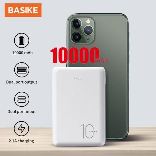 Foto Produk Power Bank Powerbank Fast Charging iPhone LED Display 10000mAh Real Ca - PT61 dari Basike Official Store
