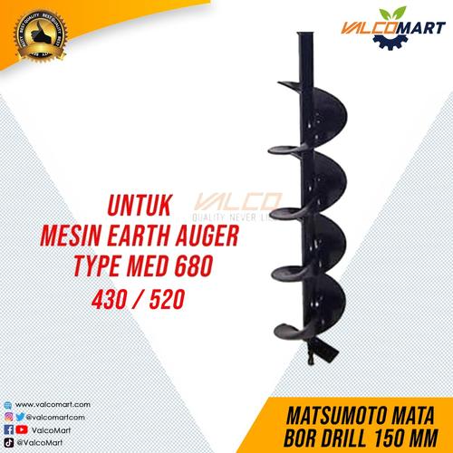 Foto Produk Mata Bor Drill 150mm untuk Mesin Bor MED-430-520-680 dari Valco