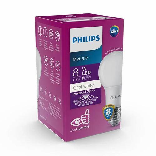 Foto Produk Philips led bulb 8w 4000K Natural Cool White dari ElectricalMART ID