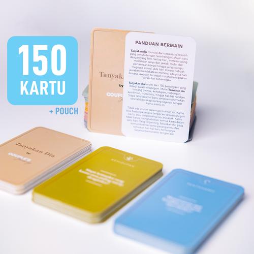 Gambar Tanyakan Dia - Kartu Permainan Bersama Pasangan - Hadiah Valentine dari Couple's Journey Jakarta Utara Tokopedia