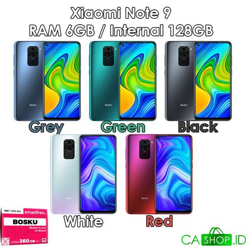 Foto Produk Xiaomi Redmi Note 9 - 6GB 128GB (6/128) - New Original Garansi Resmi - Hitam dari CA Shop