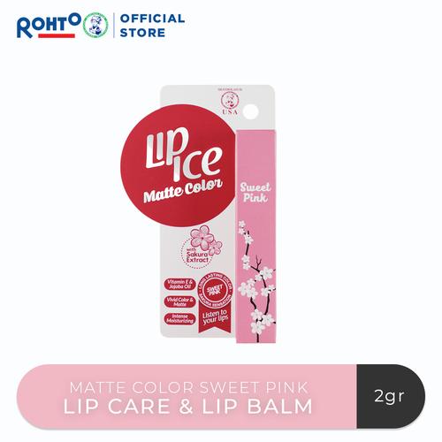 Foto Produk Lip Ice Matte Color Sweet Pink dari Rohto-Official-Store