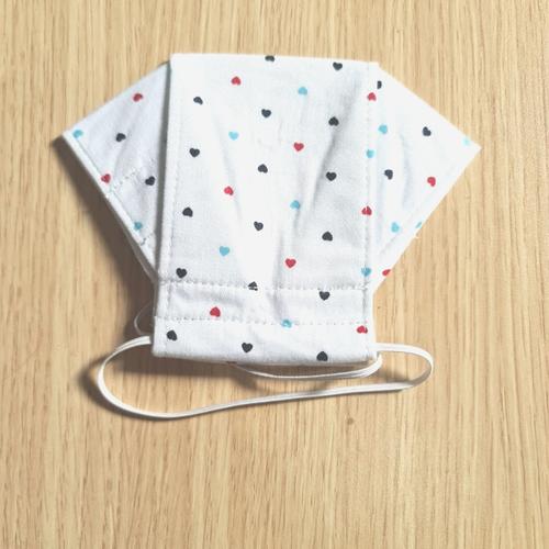 Foto Produk masker kain 3 ply earloop dewasa - polkawhite dari shade_butik