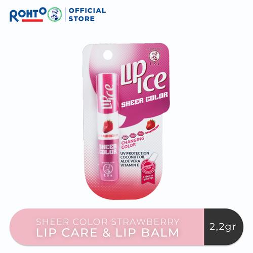 Foto Produk Lip Ice Sheer Colour Strawberry dari Rohto-Official-Store