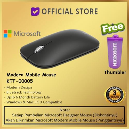 Gambar MICROSOFT ( 7N5-00010 ) DESIGNER MOUSE BLUETOOTH GARANSI RESMI 3 TAHUN - KTF-00005 dari DUNIA COMPUTER & SERVICE Jakarta Selatan Tokopedia