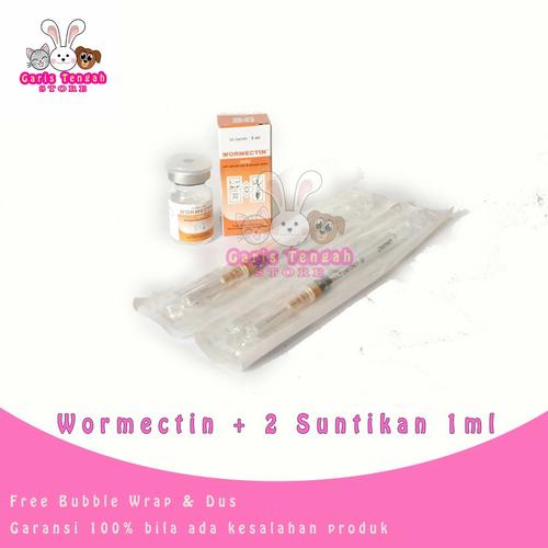 Gambar WORMECTIN 5ml + 2pcs SUNTIKAN 1ml - 2ml+2suntikan dari GarisTengah undefined Tokopedia