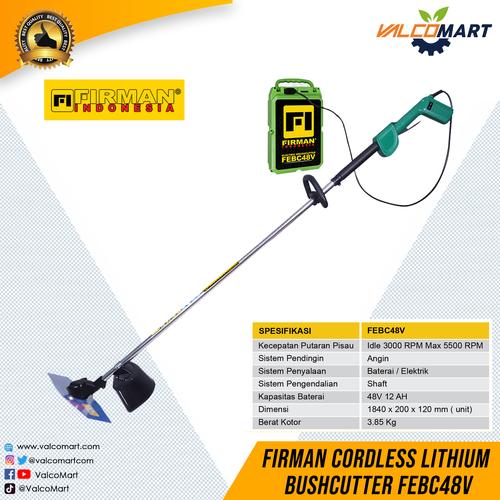 Foto Produk Mesin Pemotong Rumput Baterai Firman FEBC 48V dari Valco