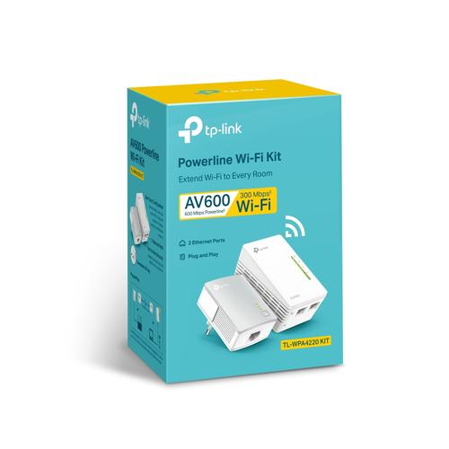 Jual TP-Link Powerline Adapter TL-WPA4220 KIT 300 Mbps AV600 WiFi