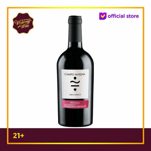Foto Produk Red Wine Luccarelli Campo Marina Primitivo Merlot Puglia dari Waroeng Wine GS
