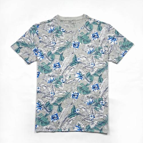 Foto Produk kaos pria AEROPOSTALE tropical floral ORIGINAL -grey dari mayhem stocklot