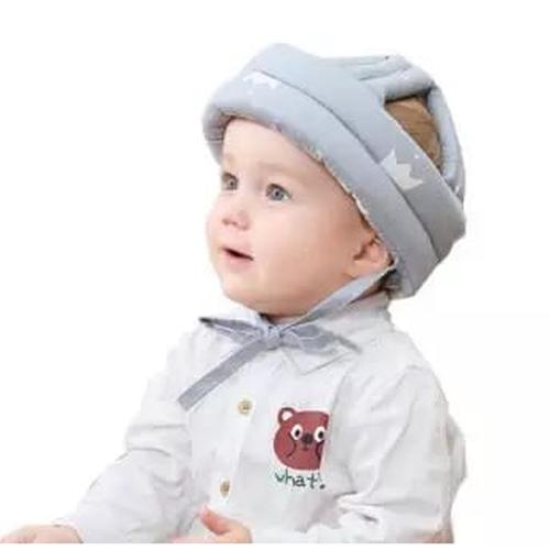 Foto Produk BANTAL PELINDUNG KEPALA BAYI|TOPI PELINDUNG BAYI l BABY HEAD PROTECTOR - Abu-abu dari Bernique Shop
