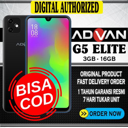 Foto Produk Advan G5 Elite 3GB/16GB Ram 3GB Internal 16GB Black Blue Deep Blue - Hitam dari Digital Authorized