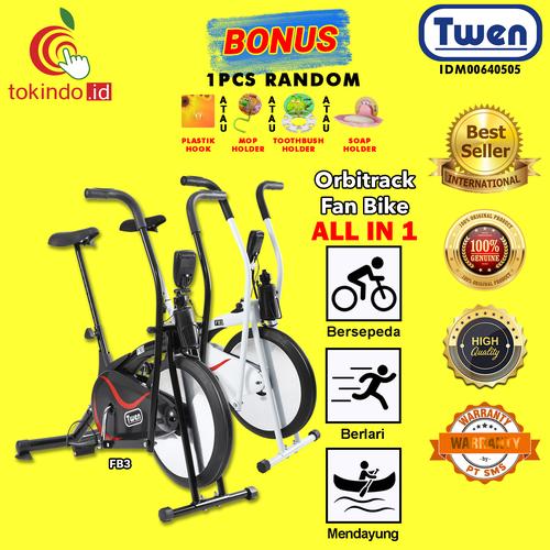Foto Produk Sepeda Statis Twen Orbitrack fun Bike FB3 / Platinum Bike Murah - Putih dari TOKINDO ID
