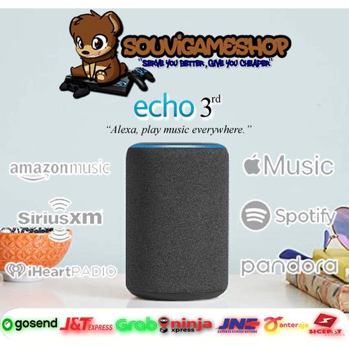 Gambar ALL NEW - AMAZON ECHO 3rd Gen Generasi 3 Smart speaker with Alexa dari souvigameshop undefined Tokopedia