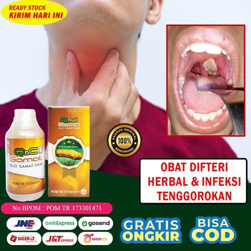 Foto Produk Obat Difteri Infeksi Tenggorokan Dan Hidung Dewasa Herbal Jelly Gamat dari Dijeksi Herbal